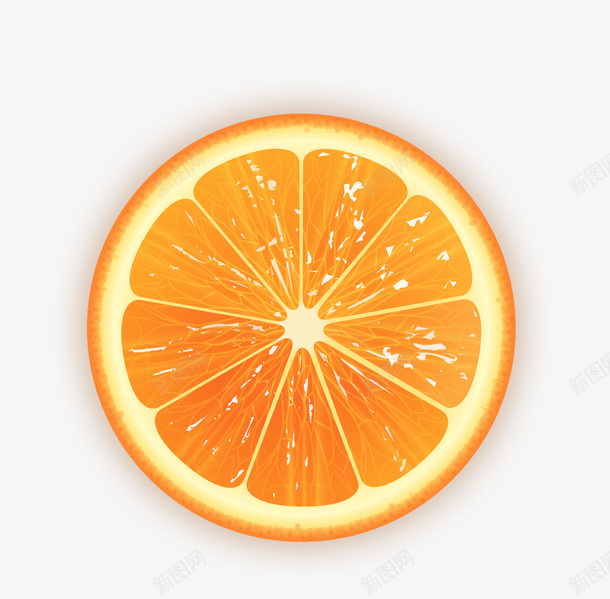 卡通橙子片装饰图案png免抠素材_新图网 https://ixintu.com 免抠PNG 卡通 橙子片 装饰图案