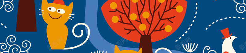 矢量卡通手绘儿童节海报背景ai设计背景_新图网 https://ixintu.com 儿童节海报 儿童节背景 卡通 卡通森林 小动物 手绘 文艺边框 海报 矢量素材 背景 矢量图