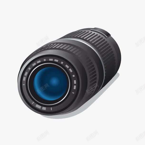 手绘卡通镜头png免抠素材_新图网 https://ixintu.com 加长镜头 手绘卡通镜头 摄像机配件 相机配件 配件