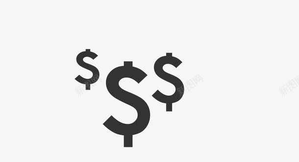 黑色钱美金标志矢量图eps免抠素材_新图网 https://ixintu.com 矢量钱 美元 美金标志 黑色钱 矢量图