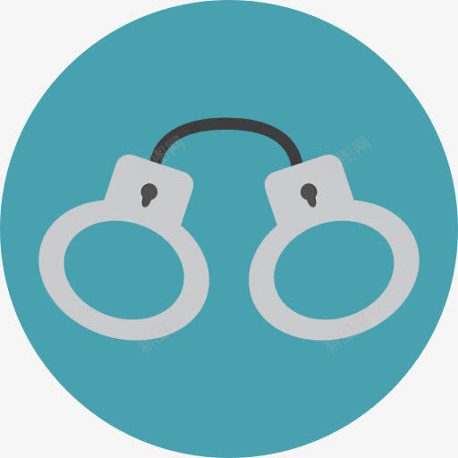 手铐图标png_新图网 https://ixintu.com 安全 工具和用具 手铐 监狱 警察逮捕