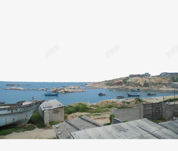 扁平建筑晋江深沪渔港png免抠素材_新图网 https://ixintu.com 建筑 扁平 打渔 晋江 海边 渔港 渔船 港湾 码头