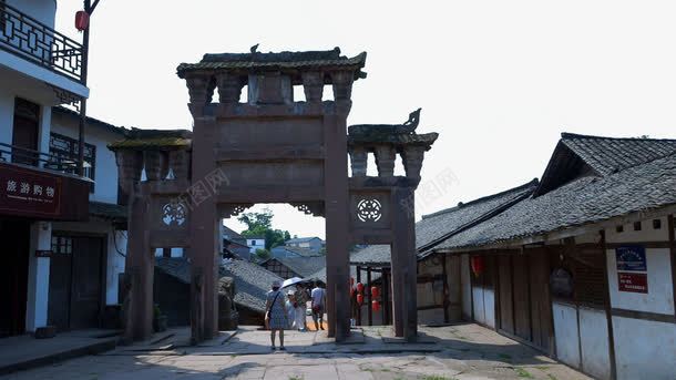 四川尧坝古镇风景摄影图png免抠素材_新图网 https://ixintu.com 古镇风景 名胜古迹 四川 地方景点 实物图 尧坝 摄影图 牌坊 高清图片