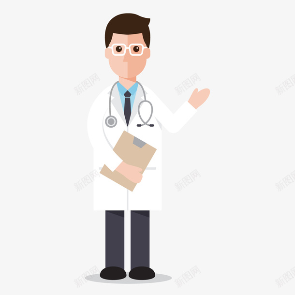 卡通医务人员png免抠素材_新图网 https://ixintu.com 医务人员 医生 医疗人员 卡通人物 男子