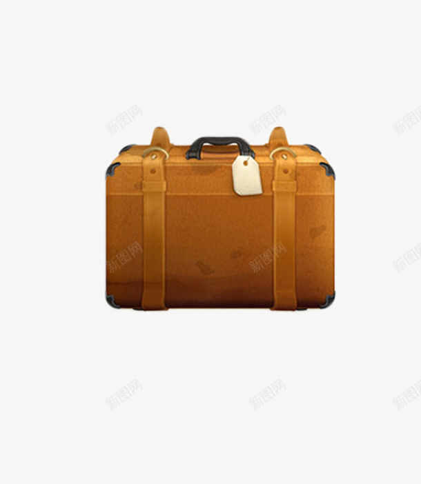 棕色复古卡通行李箱包png免抠素材_新图网 https://ixintu.com 卡通 复古 棕色 箱包 行李