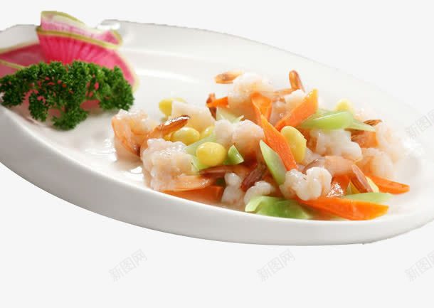 白果凤尾虾png免抠素材_新图网 https://ixintu.com 小吃 熟食 白果凤尾虾 美食