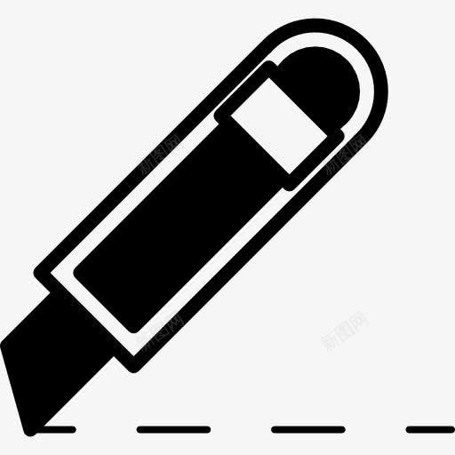切纸机的轮廓图标png_新图网 https://ixintu.com 刀具 刀具的轮廓 切刀 切纸刀 工具和器具
