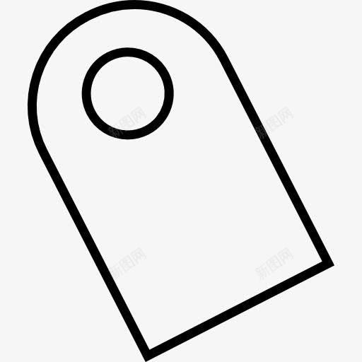 标签薄膜概述图标png_新图网 https://ixintu.com 办公图标 商业 工具 标签 薄 轮廓