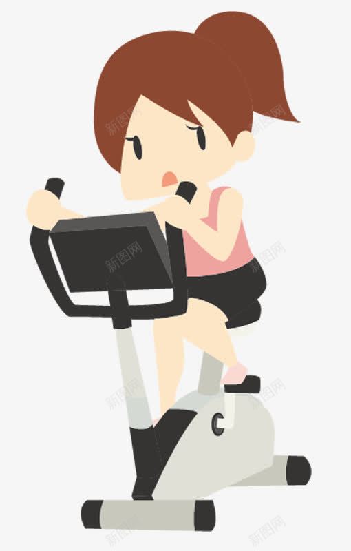 健身的小小女孩卡通手绘人物png免抠素材_新图网 https://ixintu.com 健身 健身人物 卡通 卡通人物 卡通女孩 女孩