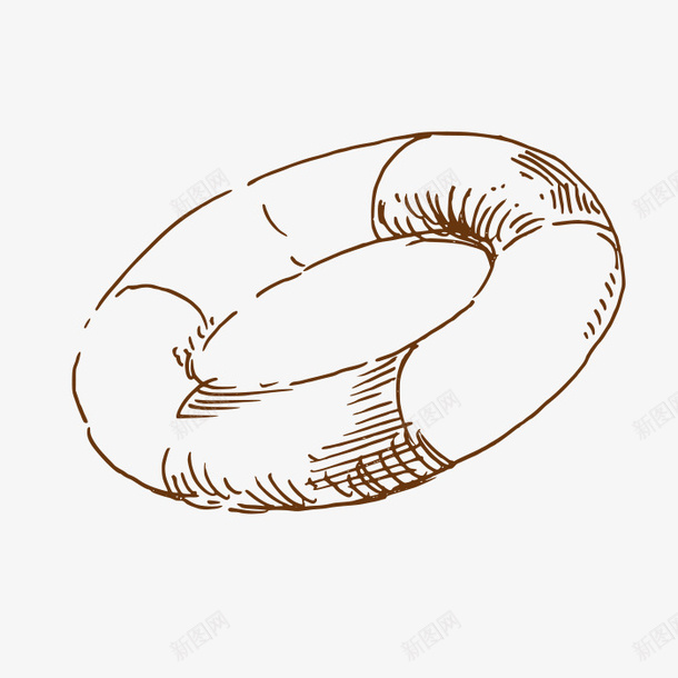 手绘游泳圈png免抠素材_新图网 https://ixintu.com png图形 png装饰 手绘 游泳圈 装饰