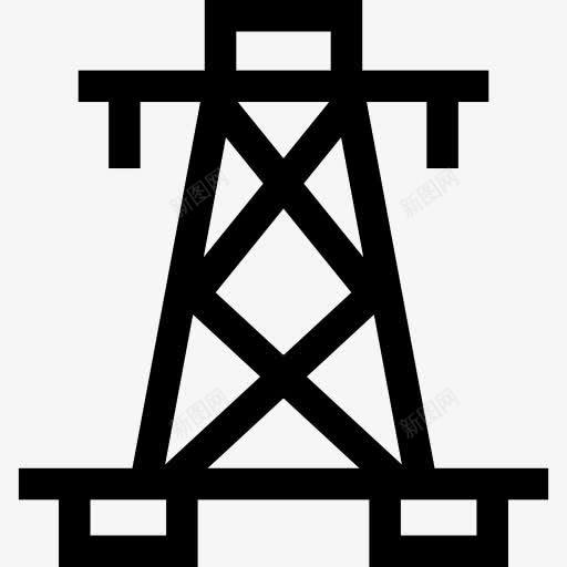 发电厂图标png_新图网 https://ixintu.com 工业 工厂 建筑 技术 污染 电厂