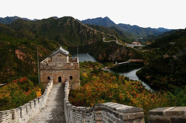 北京怀柔黄花城水长城风景png免抠素材_新图网 https://ixintu.com 北京 旅游 景点 长城 风景