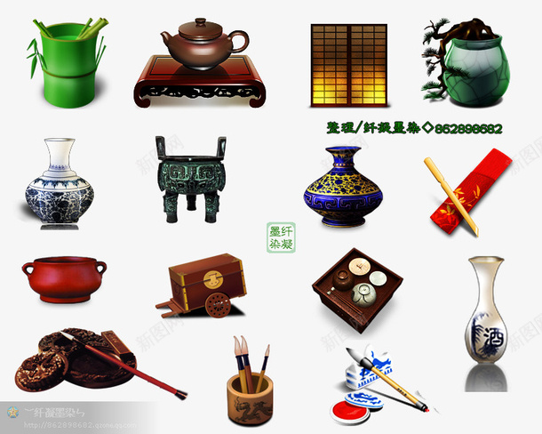 古风饰品古风装饰图标png_新图网 https://ixintu.com 卡通古风图片 古风卡通 古风装饰图案 古风配饰 古风配饰素材 古风饰品图标 手绘素材