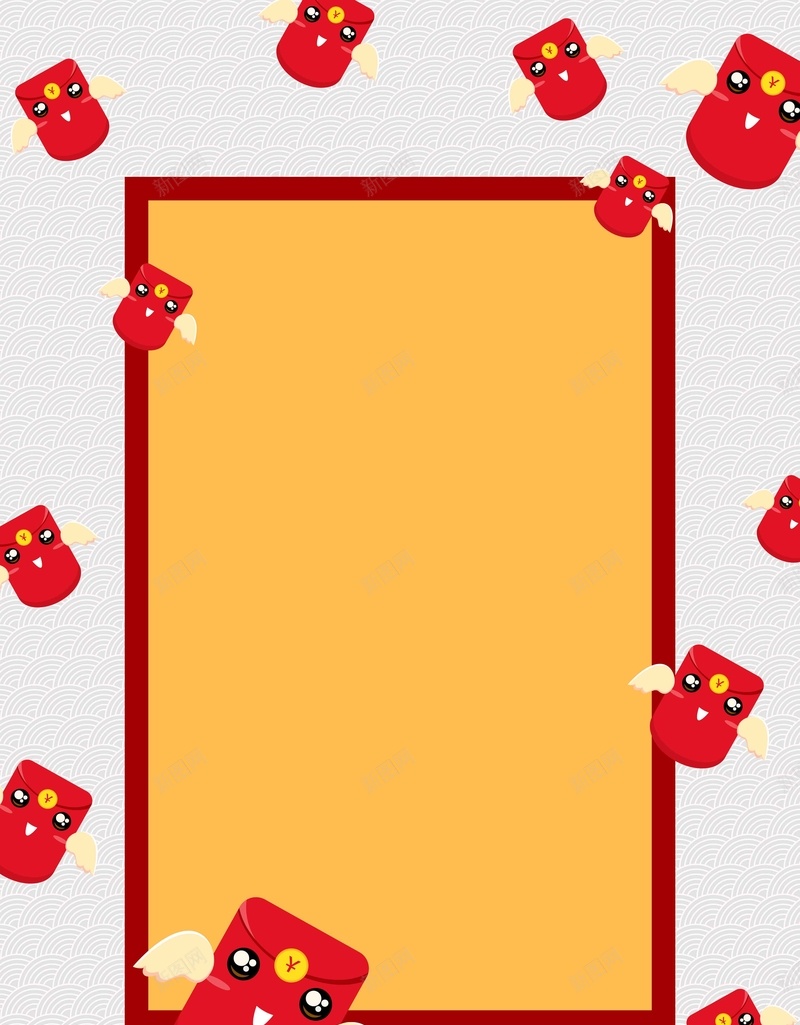 新年红包红色简约清新大气背景矢量图ai设计背景_新图网 https://ixintu.com 传统 大气 手绘 插画 新年 清新 简约背景 红包 红色 背景 矢量图