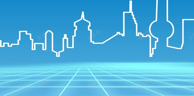 商务科技感高楼矢量H5背景cdr设计背景_新图网 https://ixintu.com H5 商务 商务矢量 商务科技 楼房 矢量 科技感 高楼 高楼背景