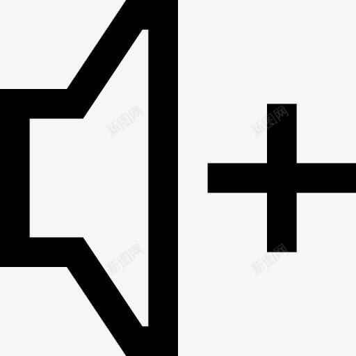 音量图标png_新图网 https://ixintu.com 加 声音 扬声器 技术 放大音效 音乐播放器 音频