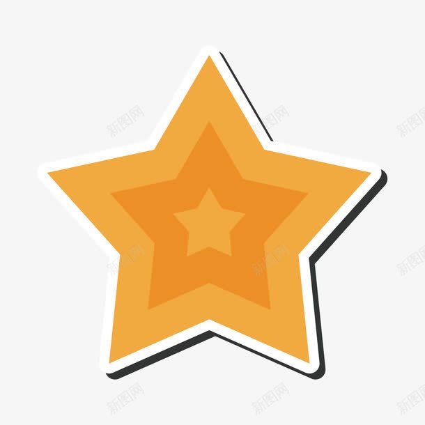 星星png免抠素材_新图网 https://ixintu.com 圣诞树上的礼物 黄色五角星