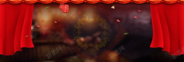 红色的开场海报jpg设计背景_新图网 https://ixintu.com 开场 海报 素材 红色 设计