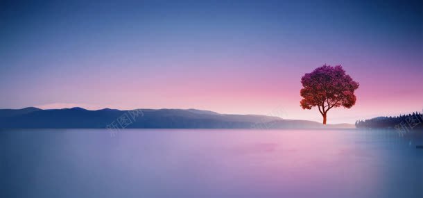 梦幻山湖背景jpg设计背景_新图网 https://ixintu.com 山湖 梦幻 雾