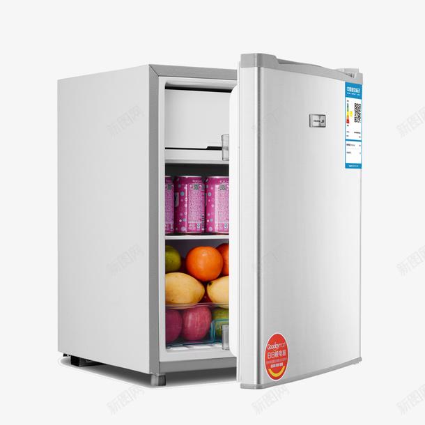 com 冰箱 单开门冰箱 小冰箱 小电器 电冰箱 电器 迷你设计