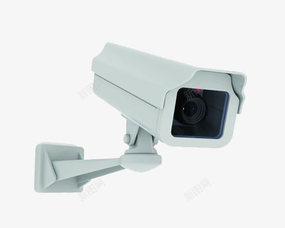 一个白色的摄像头png免抠素材_新图网 https://ixintu.com 探头 摄像头 白色的 监控