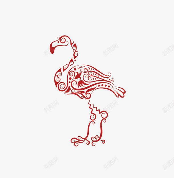 简笔画鸵鸟png免抠素材_新图网 https://ixintu.com 动物 卡通 简笔画 鸵鸟