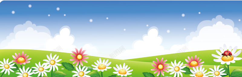 春季花朵背景矢量图ai设计背景_新图网 https://ixintu.com AI 卡通风景 卡通风景插画免费下载 底纹背景 底纹边框 时尚花纹 白色 矢量素 矢量花朵 风景插画 矢量图