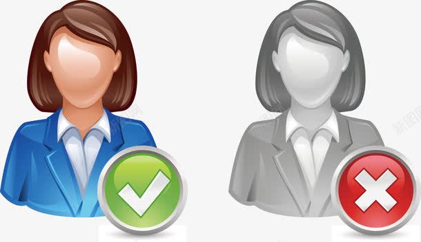 女士商务头像png免抠素材_新图网 https://ixintu.com 人物 代表 商务 商务人物头像 头像