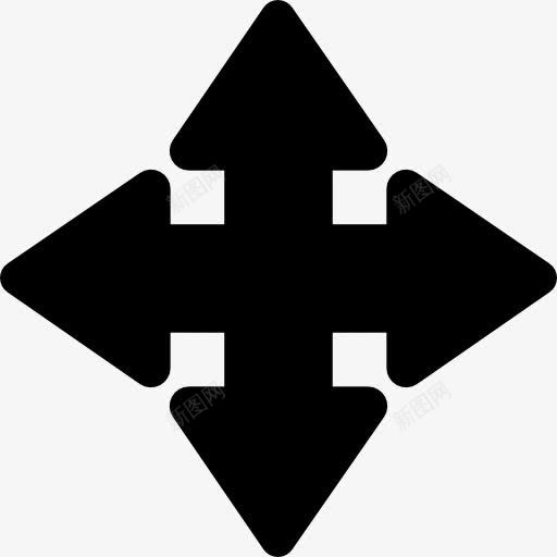 移动箭头图标png_新图网 https://ixintu.com 图形工具 图形编辑 多媒体选项 平面设计 移动 箭头方向