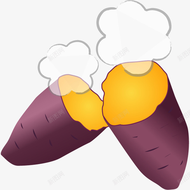 卡通冒热气的烤红薯插画png免抠素材_新图网 https://ixintu.com 冒热气 卡通 地瓜 插画 烤地瓜 烤红薯 红薯 红薯卡通 美食 食物