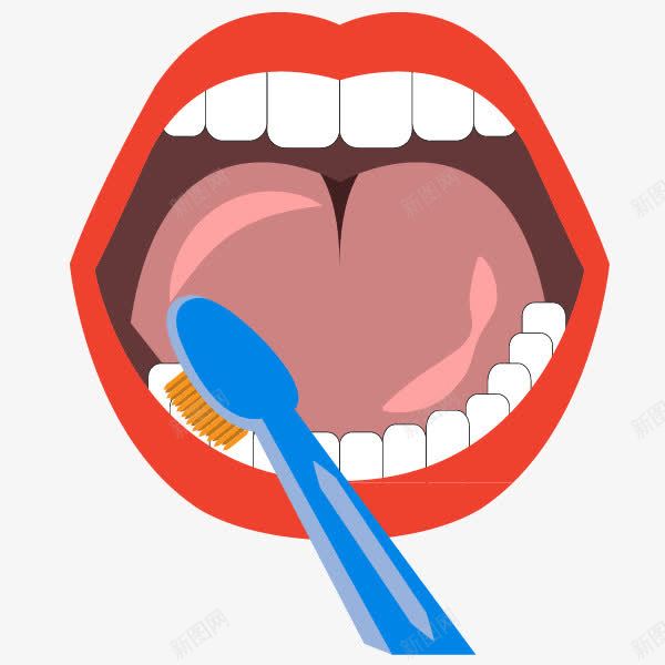 刷牙给口腔牙齿刷牙矢量图ai免抠素材_新图网 https://ixintu.com 免费图片 刷牙 卡通嘴巴 口腔 嘴 女性嘴唇 牙齿 矢量图 红唇