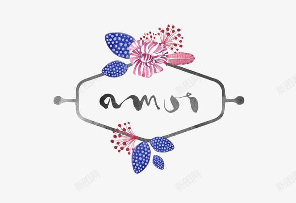 手绘花朵素描png免抠素材_新图网 https://ixintu.com 图片 手绘 素描 花朵