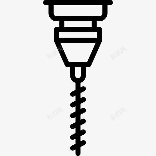 钻图标png_新图网 https://ixintu.com 修理 工具 工具和用具 建筑 维修 钻井 钻孔