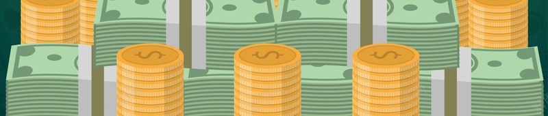 扁平金钱商务金融背景矢量图ai设计背景_新图网 https://ixintu.com 商务元素 扁平钱币 货币元素 金币元素 金币背景 金色钱币 金融 金融背景 金钱商务 钱 钱币 铜钱 矢量图