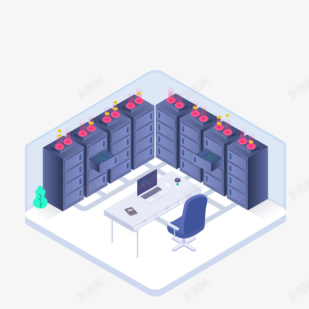 计算机办公室金融商业矢量图eps免抠素材_新图网 https://ixintu.com 免抠图PNG 办公室 商业 计算机 金融 矢量图