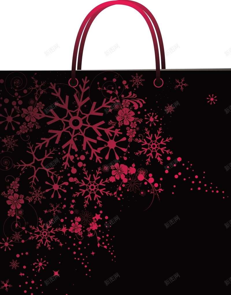 手提袋上的红色梅花背景矢量图ai设计背景_新图网 https://ixintu.com AI 光晕 手提袋 梅花 欣喜 浪漫 海报 矢量素材 背景 高清背景设计图 黑色 矢量图