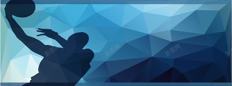 蓝色篮球背景矢量图ai设计背景_新图网 https://ixintu.com 商务 海报banner 科幻 科技 篮球 篮球节 蓝色 运动 矢量图