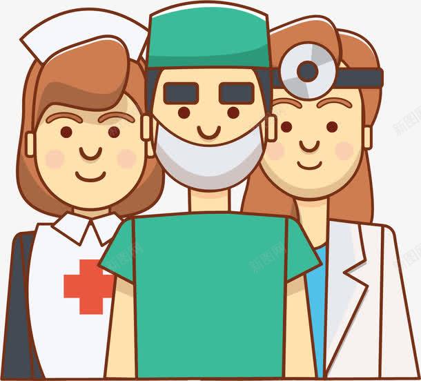 医护人员png免抠素材_新图网 https://ixintu.com Q版 医生 卡通 扁平 男 矢量素材 简约