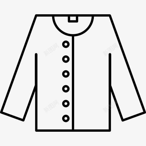 夹克的轮廓图标png_新图网 https://ixintu.com 外套 夹克 布 抚摸 服装 概述 衣服 轮廓
