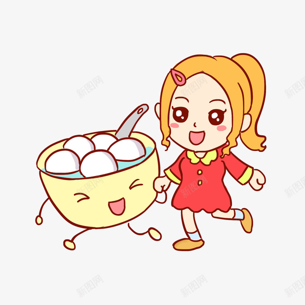 可爱小女孩元素png免抠素材_新图网 https://ixintu.com 元素 免扣 可爱 小女孩