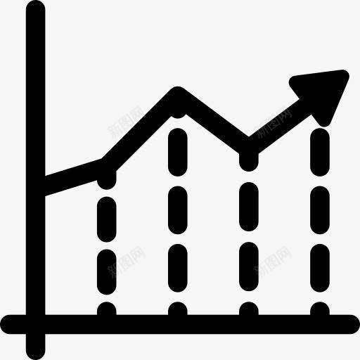 图图标png_新图网 https://ixintu.com 业务 商业和金融 图 图形 增长 效益统计 箭头 统计