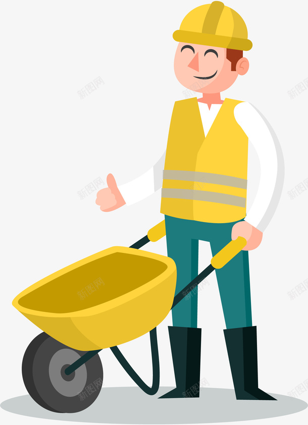 三轮推车矢量图ai免抠素材_新图网 https://ixintu.com PNG免抠图下载 五一 劳动节 工人 男人 男性 装饰 矢量图