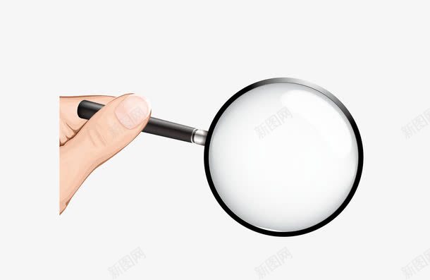 手拿放大镜png免抠素材_新图网 https://ixintu.com 免抠 实物 手拿 放大镜