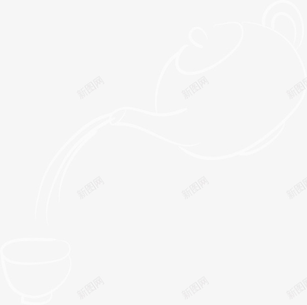 卡通手绘茶壶茶杯png免抠素材_新图网 https://ixintu.com 卡通 手绘 茶壶 茶杯