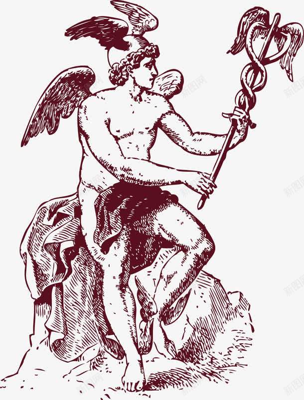 素描赫尔梅斯神像希腊神话png免抠素材_新图网 https://ixintu.com 希腊神话 希腊神话人物 素描赫尔梅斯 赫尔梅斯神像