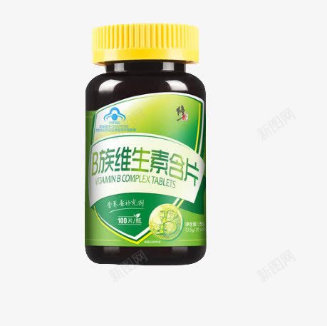 修正B族维生素含片png免抠素材_新图网 https://ixintu.com 产品实物 保健品 维生素B 营养品