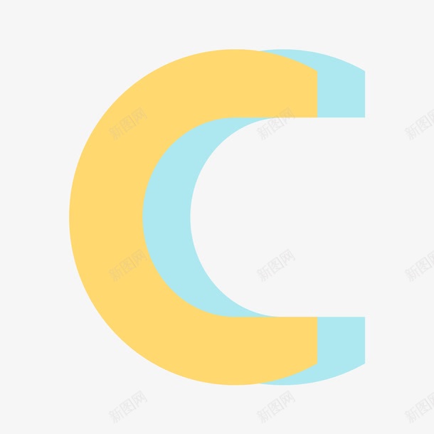 创意卡通装饰英文字母手绘字母Cpng免抠素材_新图网 https://ixintu.com 创意英文字母 字体设计 广告设计 彩色字母 手绘字母艺术C 看图识字卡,看图识字 英文字母 装饰设计