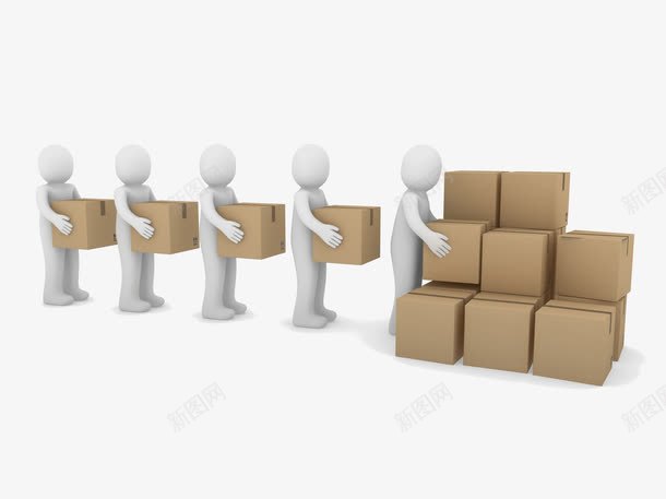 搬运货物的人png免抠素材_新图网 https://ixintu.com 卡通手绘 工人 搬货员 搬运 生产 生产商 生产家 箱子 货 货物 运输货物