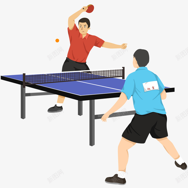 手绘卡通扁平风png免抠素材_新图网 https://ixintu.com 健身 卡通 扁平风 手绘