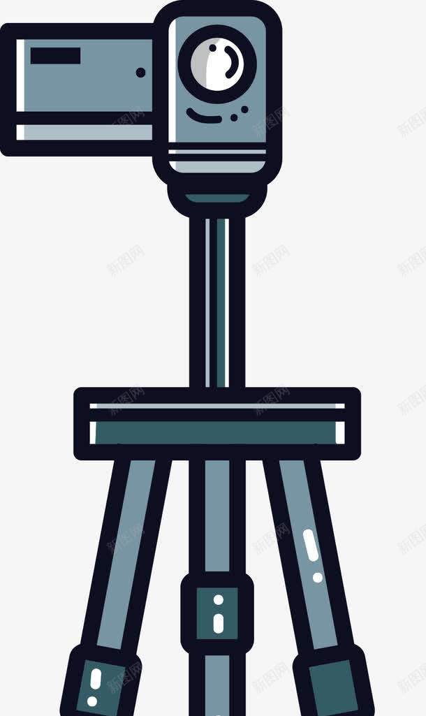 录像支架png免抠素材_新图网 https://ixintu.com 三脚架 固定支架 录像 支撑相机 支架 相机支架